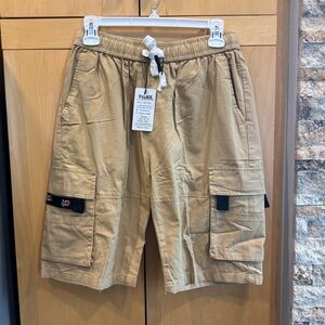 Tan Cargo Shorts
